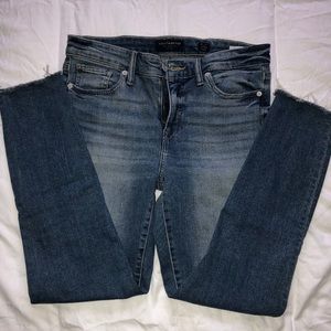 Lucky Brand skinny jeans, mid-rise, ankle length, medium wash, size 8 / 29